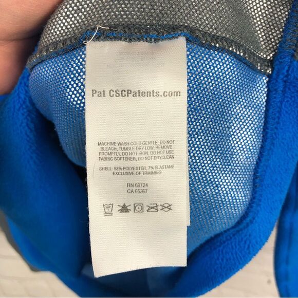 Columbia Blue Basin Half Zip Fleece Men's Sz Large - Picture 5 of 8